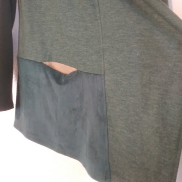 Logo Lounge women's size S green open cardigan sweater - Picture 4 of 13